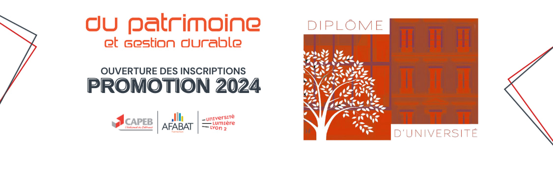 Formation DU Patrimoine - Diplôme d'Université