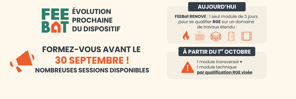 FEEBAT RENOVE : Refonte du dispositif prévue le 1er octobre 2025