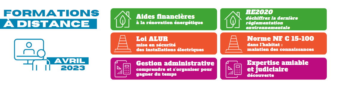 Formations à distance - Avril 2023