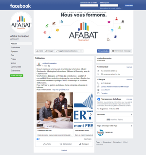 Page Facebook AFABAT 2020